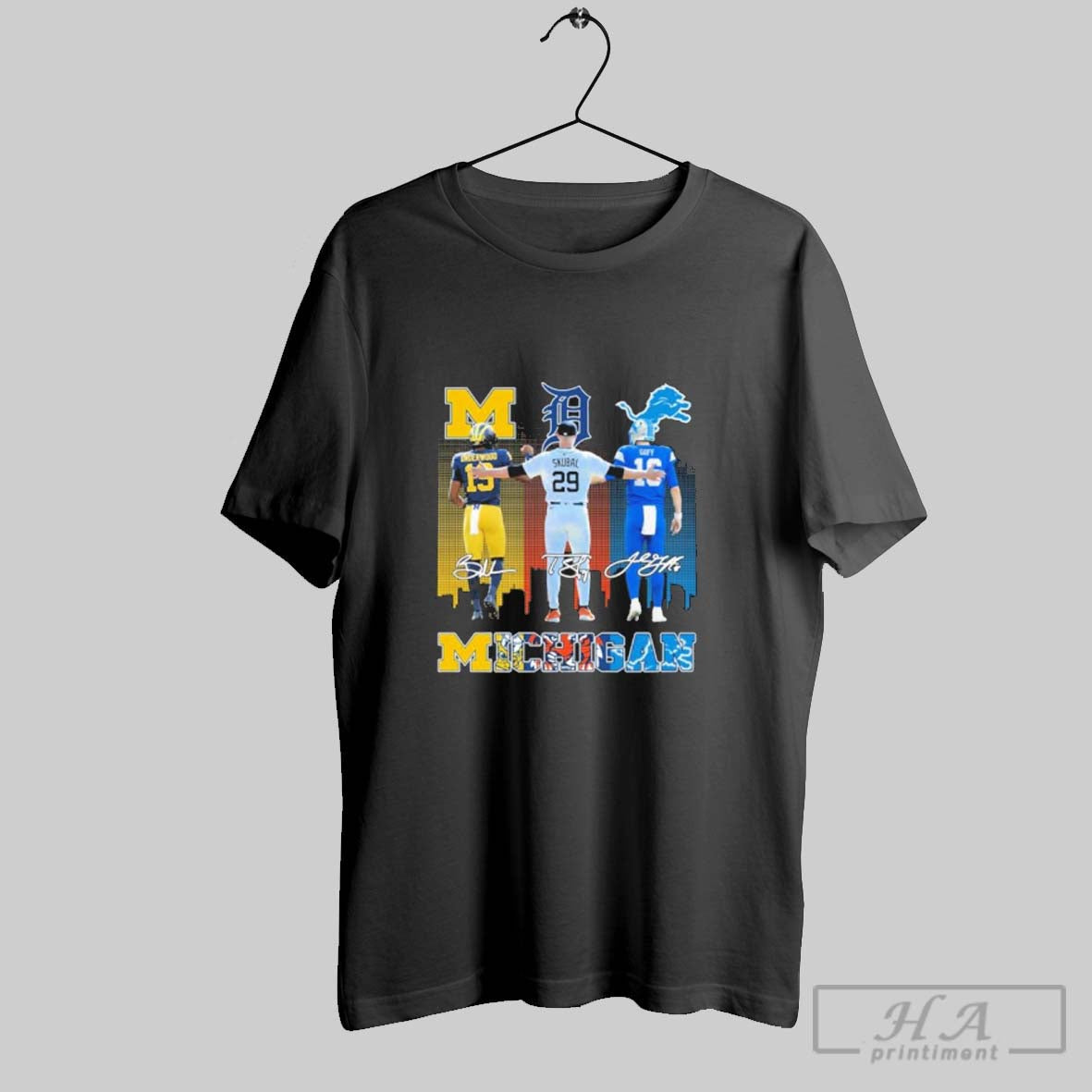 Michigan Sports Teams Underwood Skubal And Goff Long Sleeve Elegant