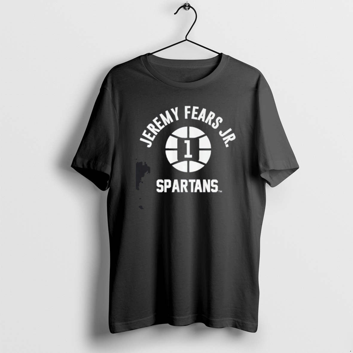 Michigan State Spartans Jeremy Fears Jr 1 Name Number Ball Long
