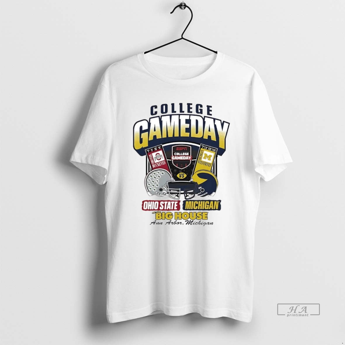 Michigan Wolverines Vs Ohio State Buckeyes 2025 Collage Gameday Big