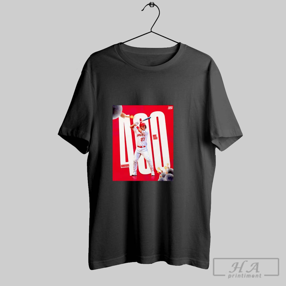 Mike Trout 400 Home Runs Hoodie Designer Style