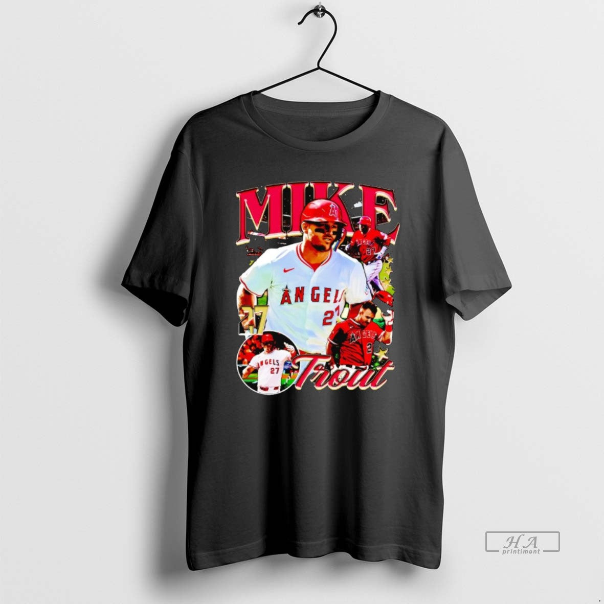 Mike Trout Picture Collage Los Angeles Angels Tank Top Exclusive
