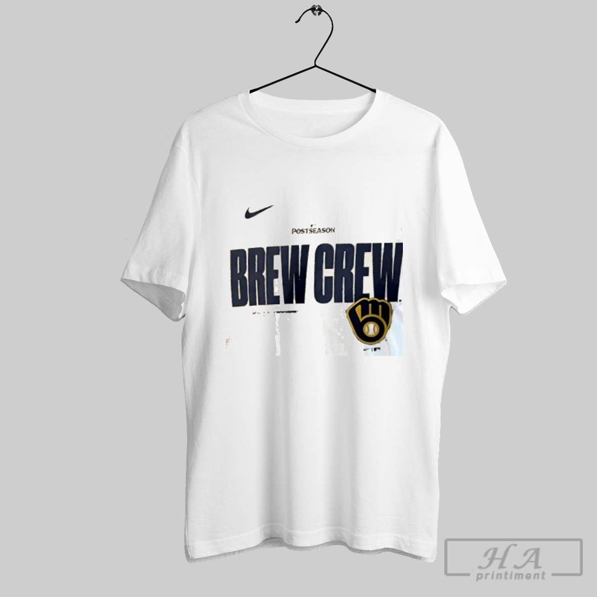 Milwaukee Brewers 2025 Mlb Postseason Brew Crew TShirt Premium Merch