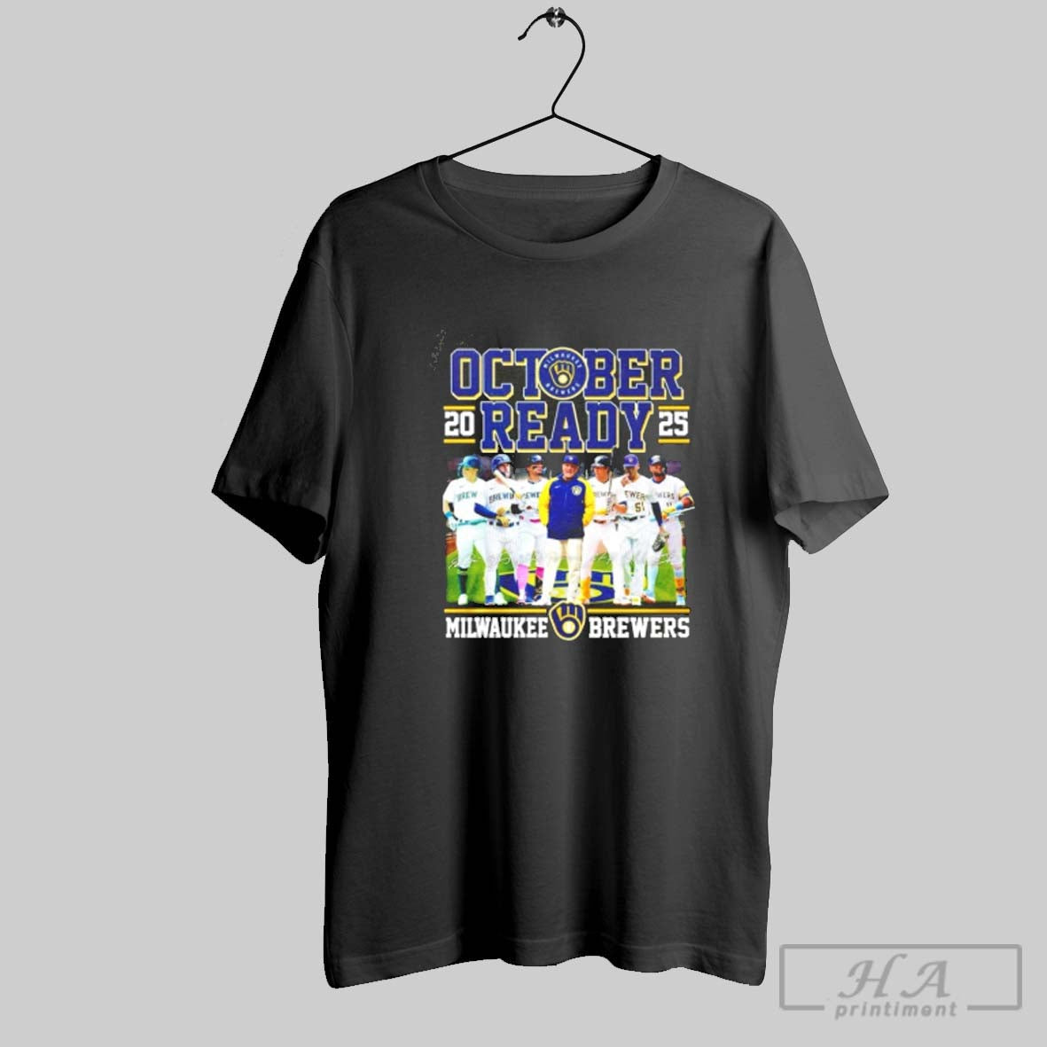 Milwaukee Brewers 2025 October Ready Mlb Postseason Shirt Exclusive
