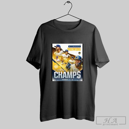 Milwaukee Brewers 2025 Postseason Nl Central Champs Hoodie Premium Art