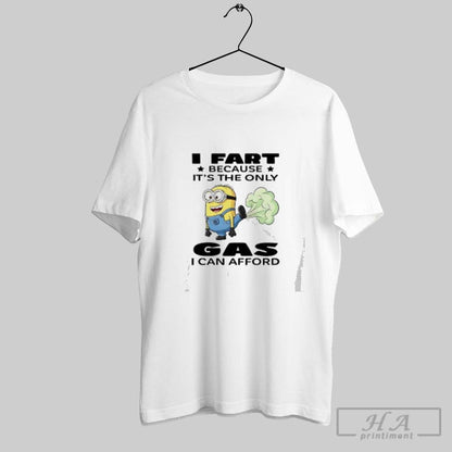 Minion I Fart Because Its Only Gas I Can Afford Tank Top Retro Merch