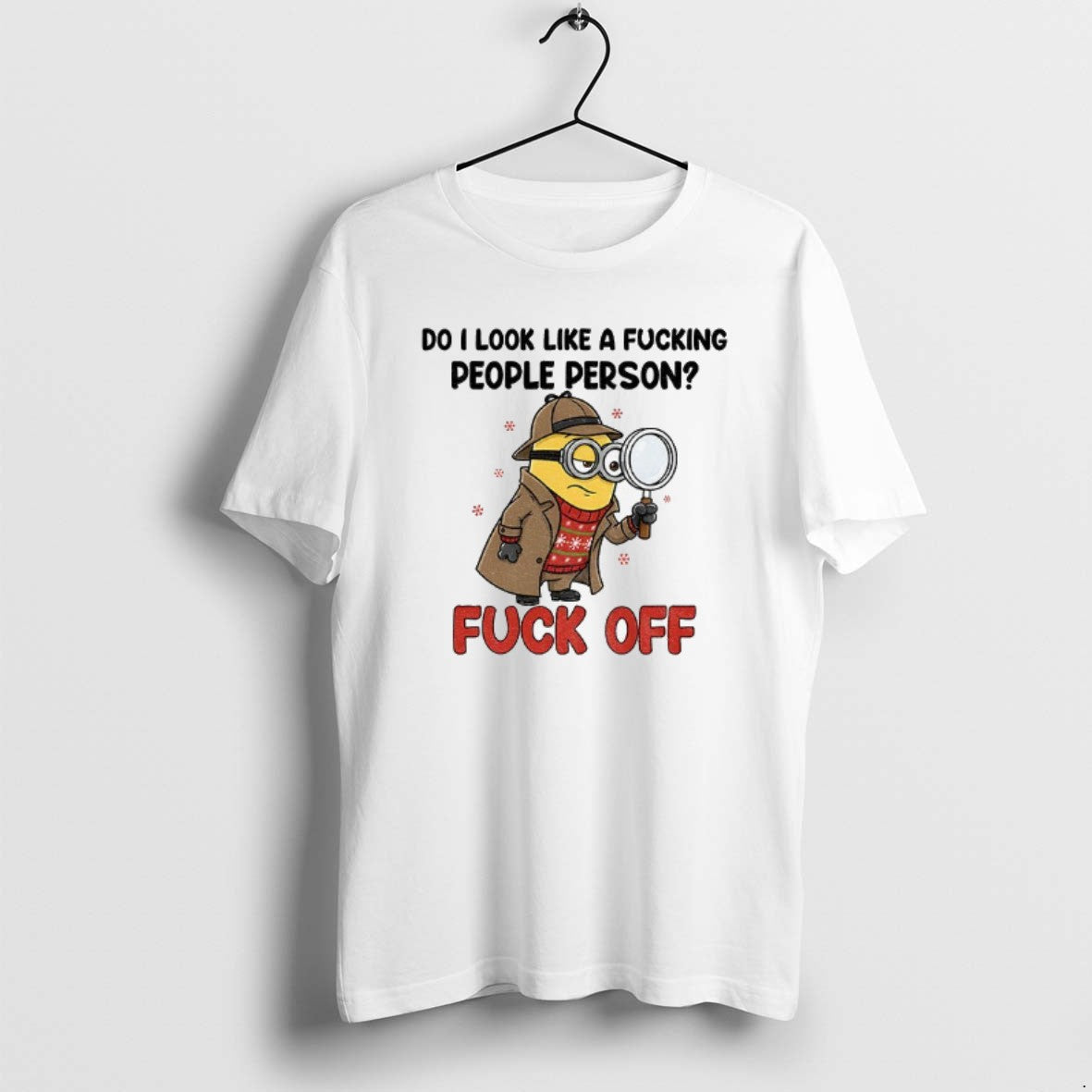 Minion Do I Like Fucking People Person Fuck Off Long Sleeve Authentic