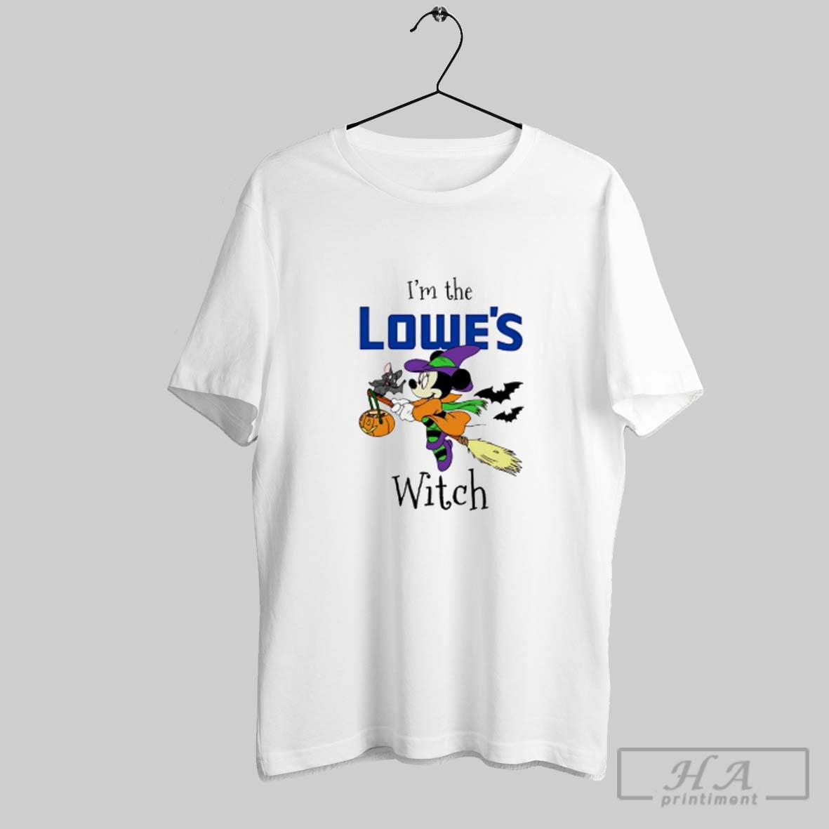 Minnie Mouse Im Lowes Witch Trick Or Treat Halloween TShirt Designer
