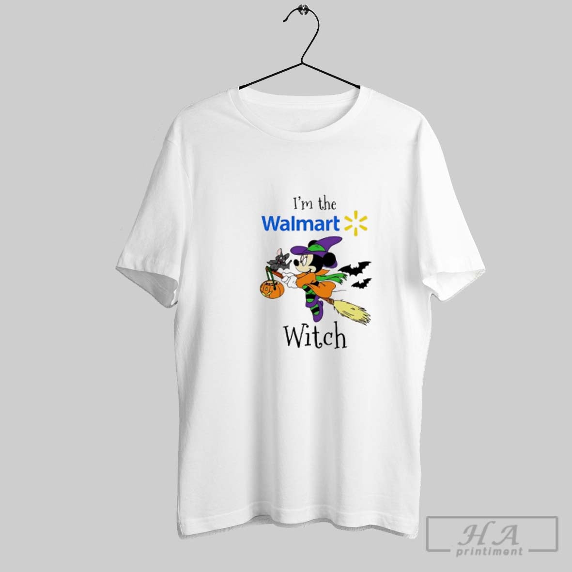 Minnie Mouse Im Walmart Witch Trick Or Treat Halloween Tank Top