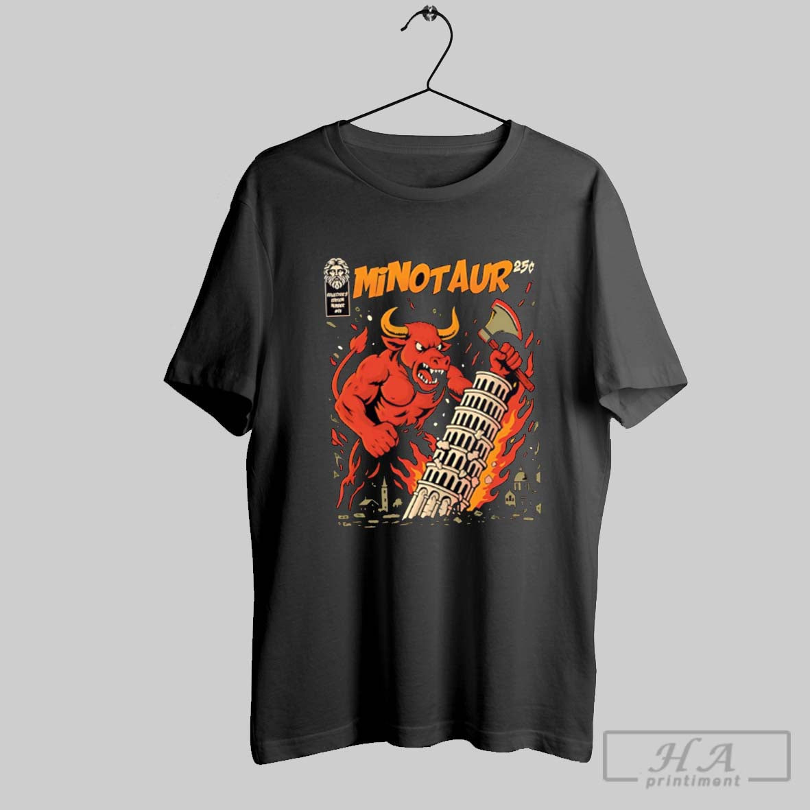 Minotaur Mythology Attack Fiery Sweatshirt Classic Outfit