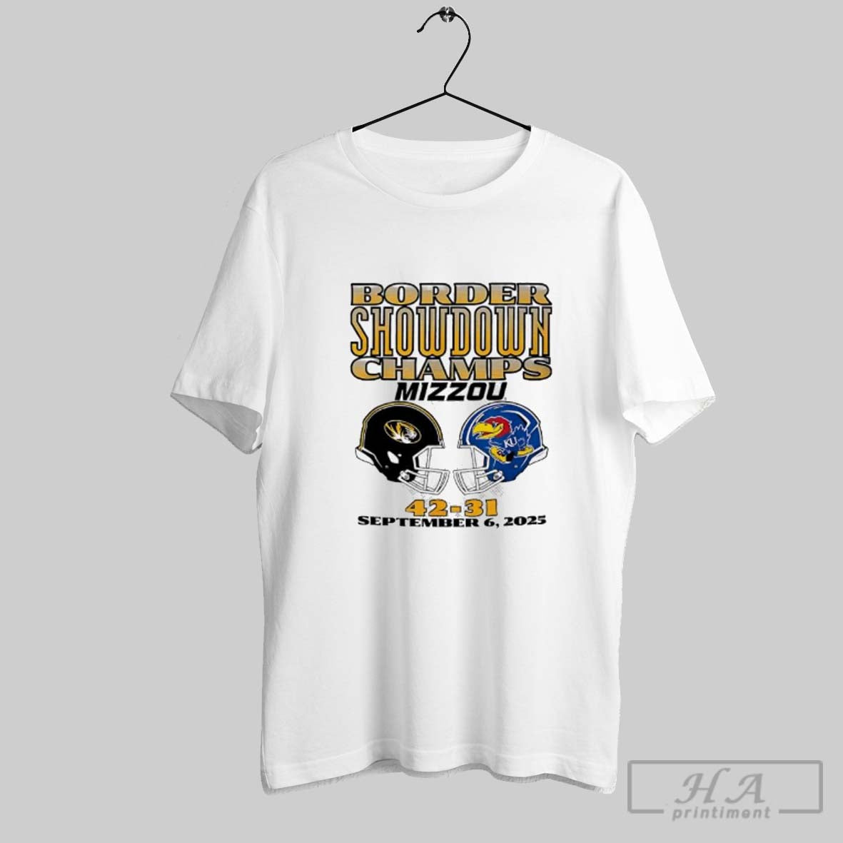 Missouri Tigers Vs Kansas University Football Border Showdown Champs