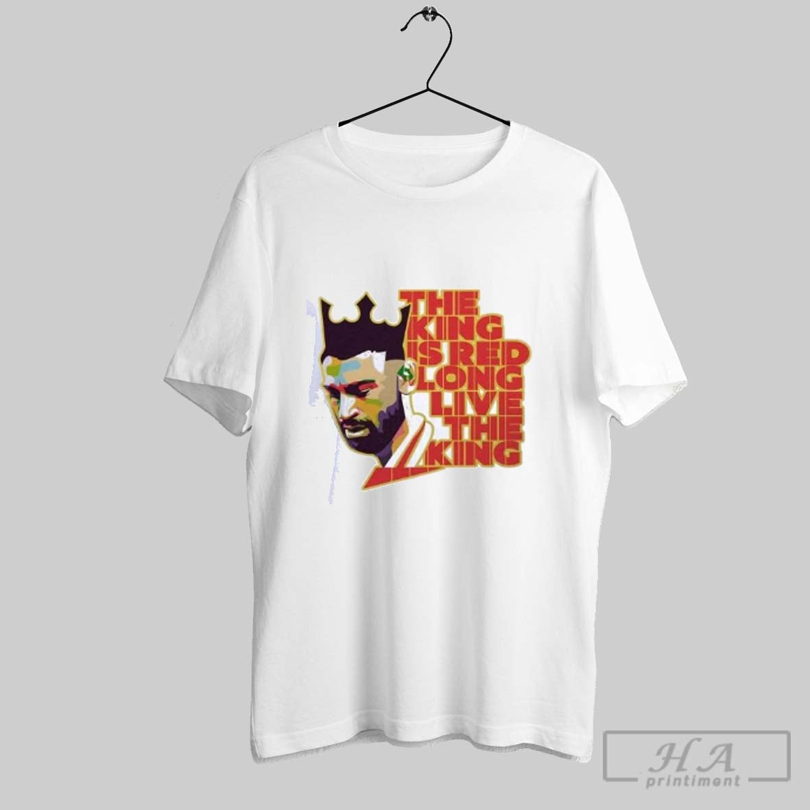 Mohamed Salah King Is Red Long Live King Shirts Tee Elegant Collection