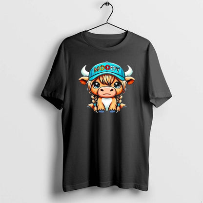 Moody Highland Cow Sweatshirt Unique Merch