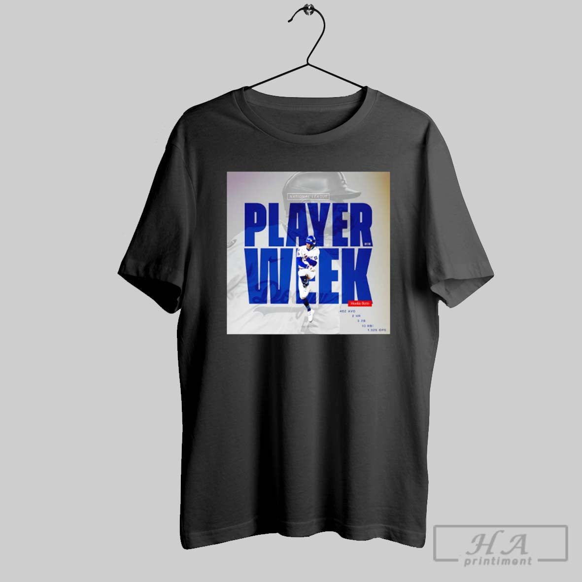 Mookie Betts Los Angeles Dodgers National League Player Week Tee