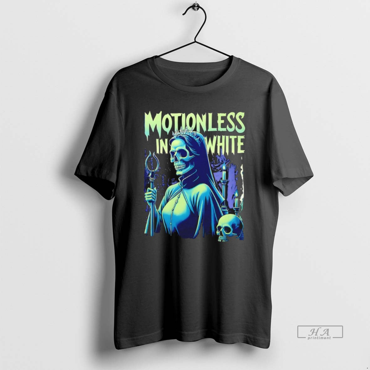 Motionless White Skelequeen Halloween 2025 Tank Top Designer Merch