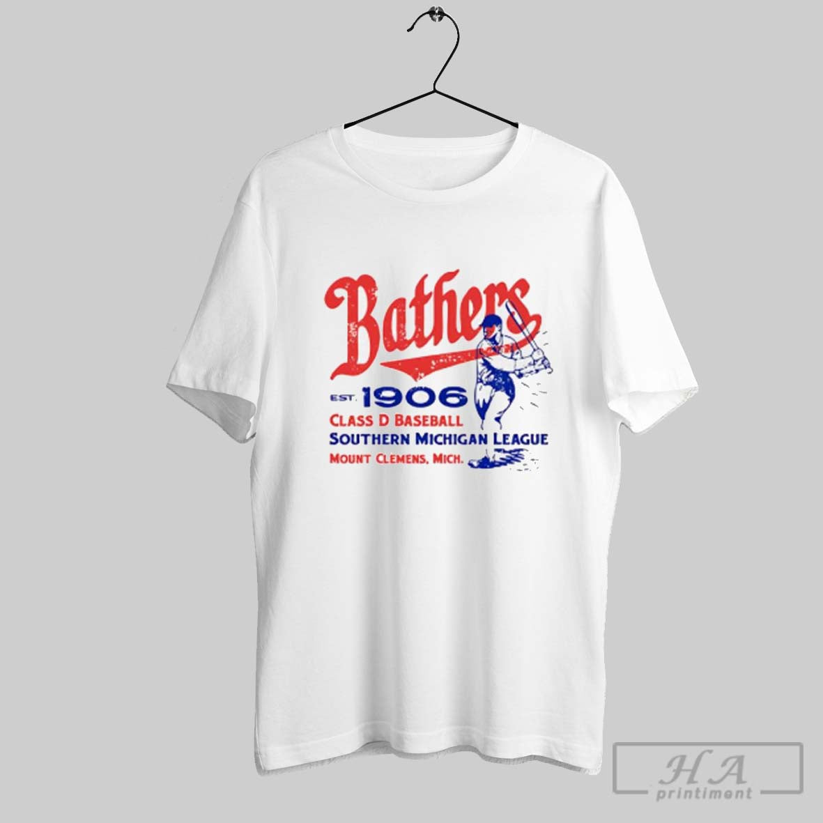 Mount Clemens Bathers Michigan Long Sleeve Vintage Apparel