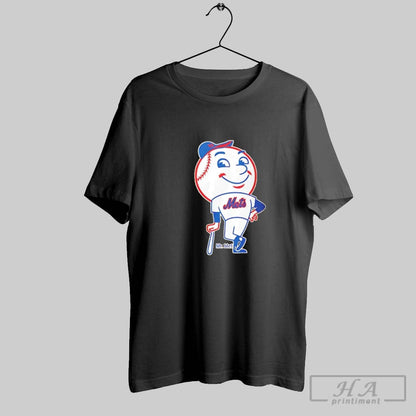 Mr Mets New York Mets Icon Long Sleeve Vintage Art