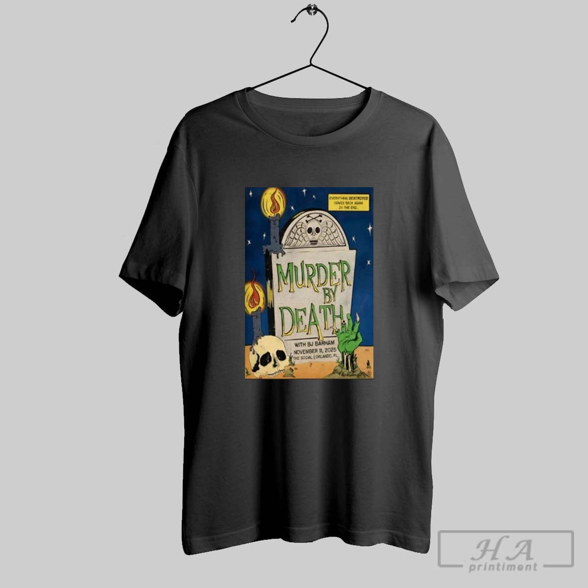 Murder Death Nov 11 2025 Social Orlando Fl Shirt Exclusive Gift