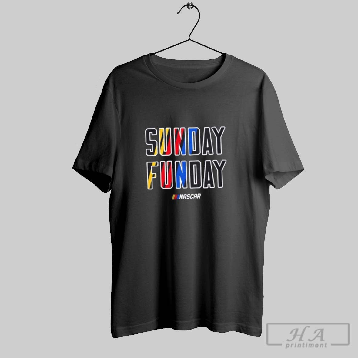 Nascar Sunday Funday Tee Trendy Fashion