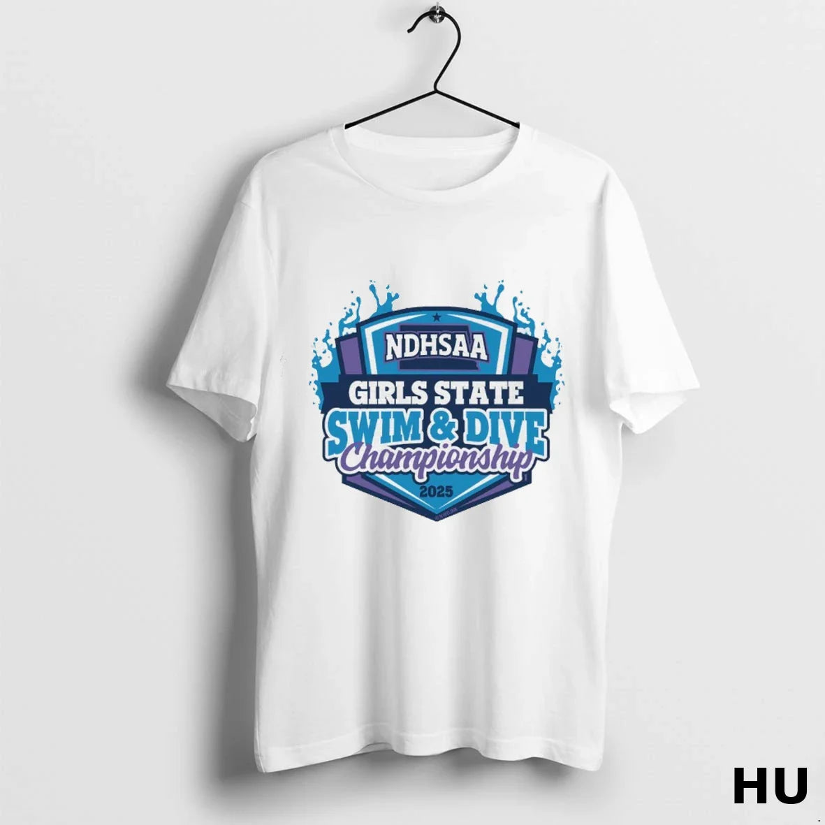 Ndhsaa Swimming Diving State Meet Qualifiers Performance 2025 Logo