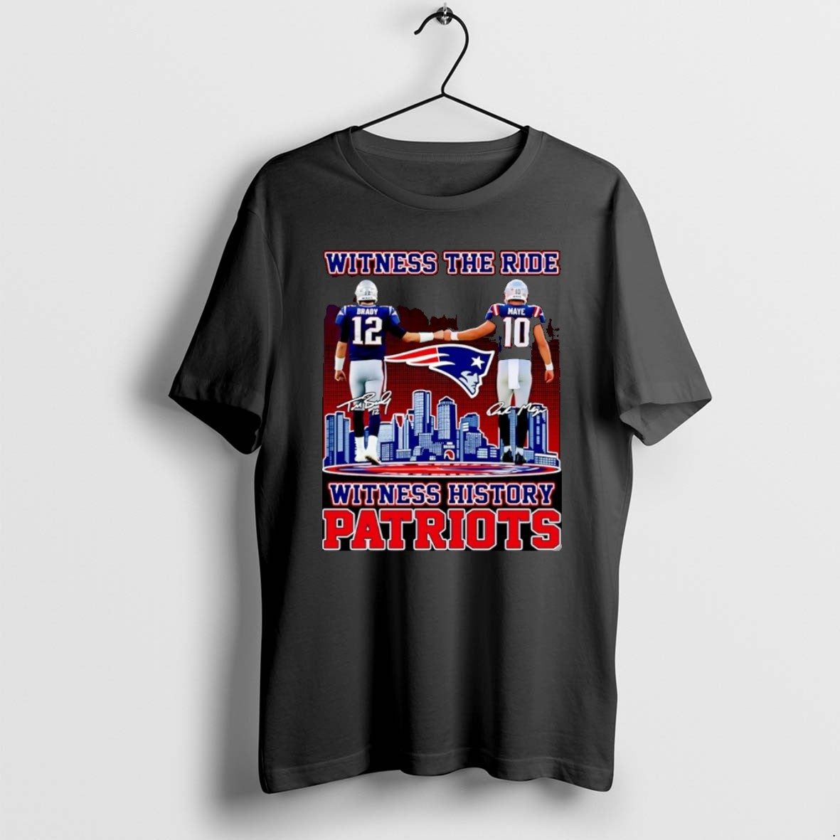 Ne Patriots Brady And Maye Witness Ride History City Skyline