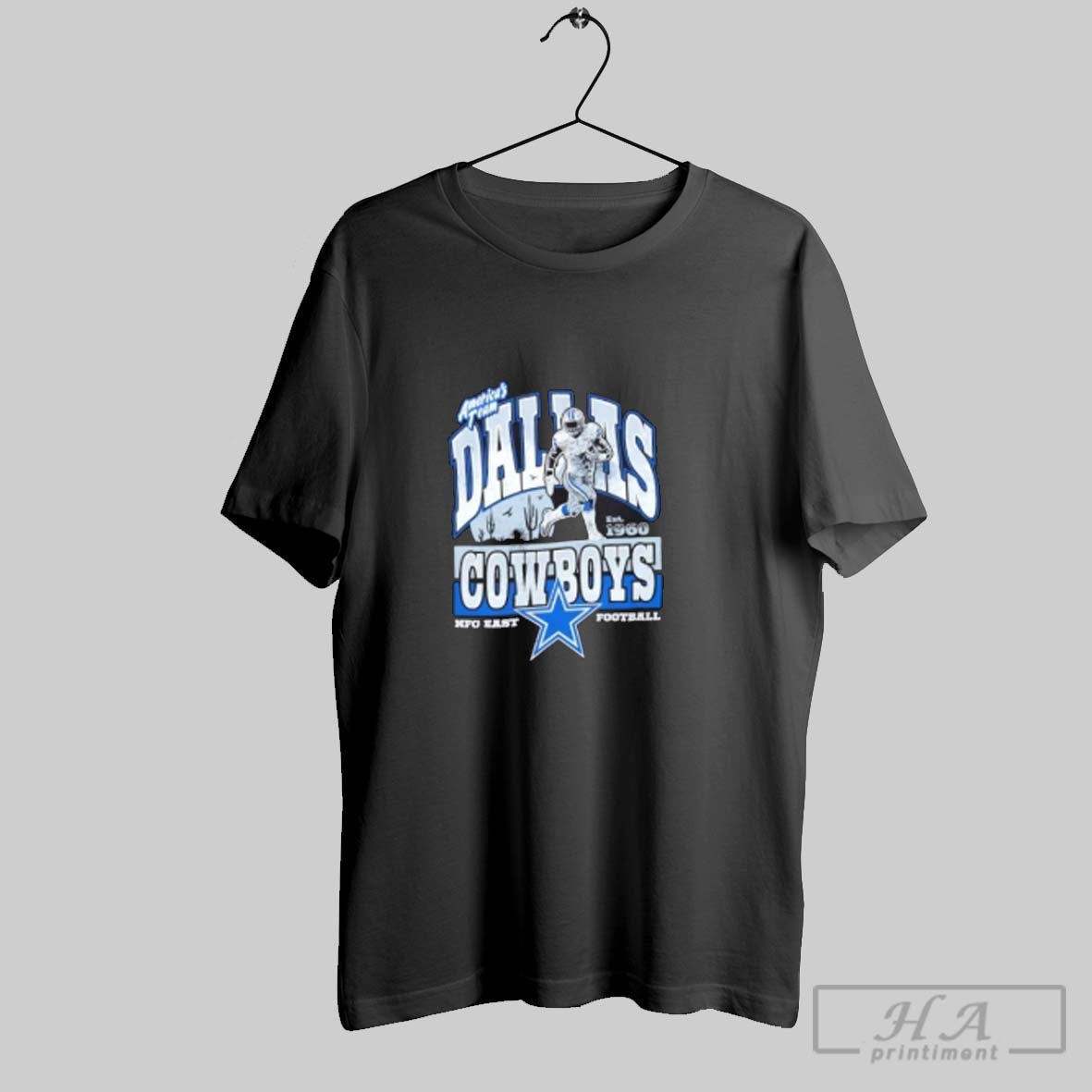 Nfc East Americas Team Dallas Cowboys Football Est 1960 Hoodie Retro