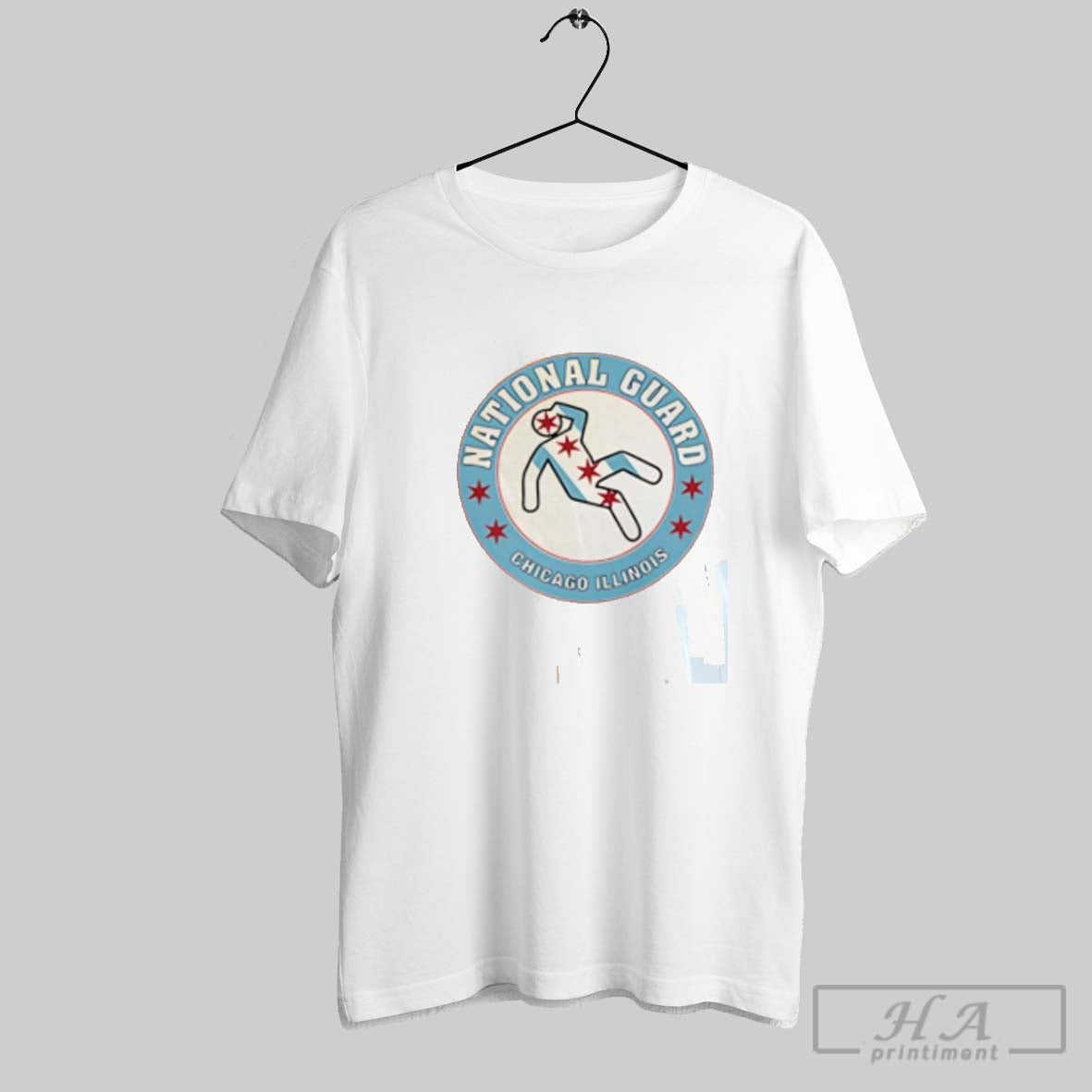 National Guard Chicago Illinois Icon Sweatshirt Retro Apparel