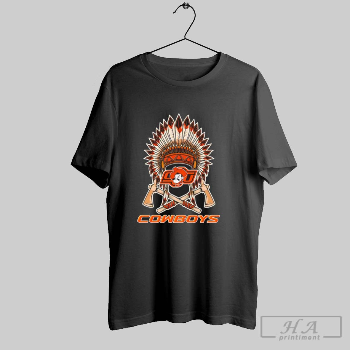Native American Oklahoma State Cowboys Football Logo Hoodie Exclusive