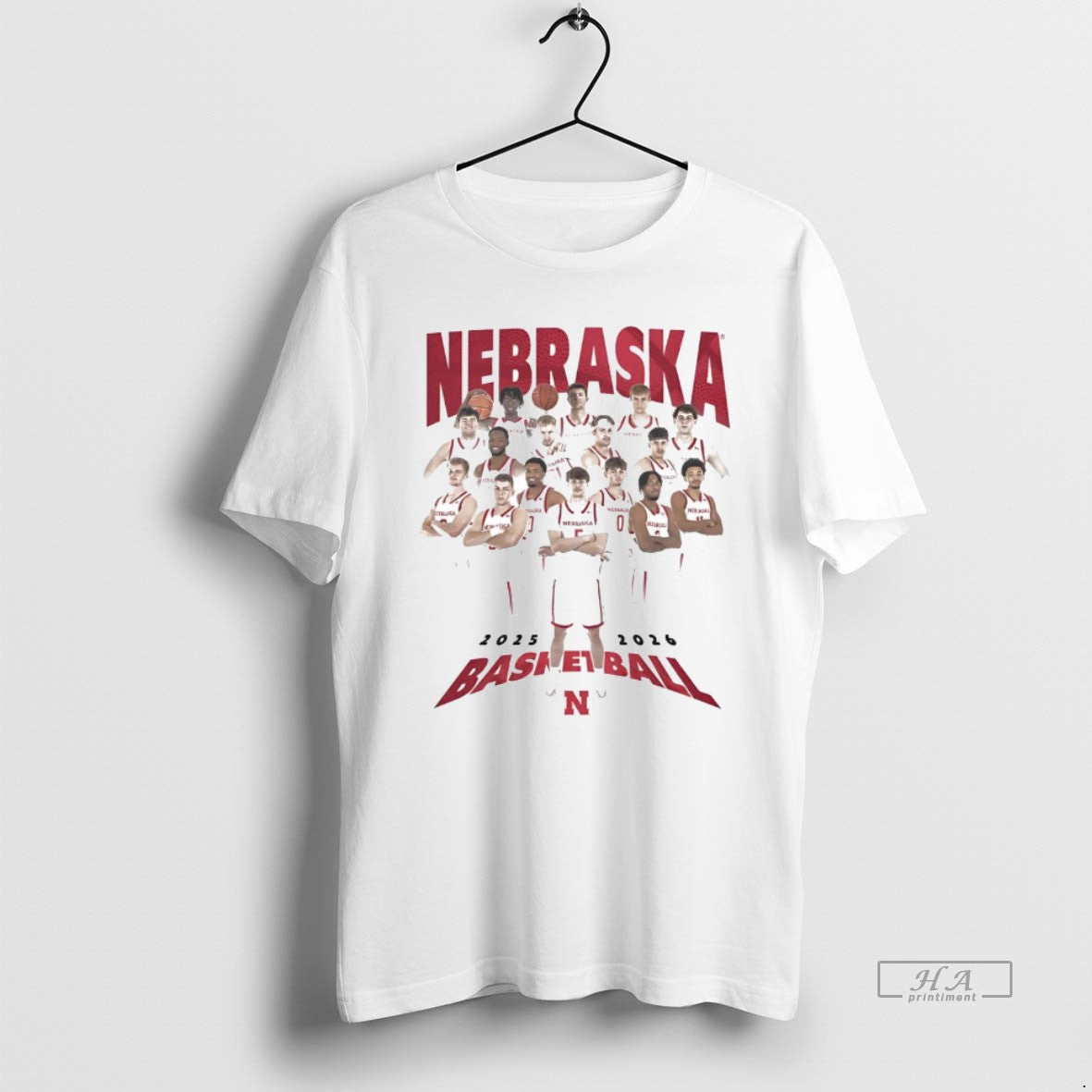 Nebraska Cornhuskers Mens Basketball Team 2026 Shirt Unique Style
