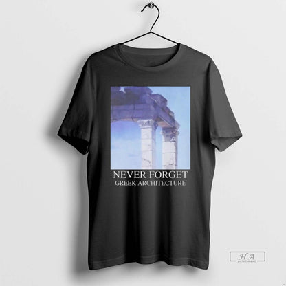 Never Forget Greek Architecture Long Sleve Tank Top Classic Outfit