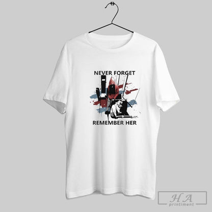 Never Forget Remember Her Iryna Zarutska Tank Top Authentic Style