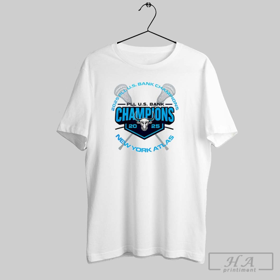 New York Atlas Lacrosse Champions 2025 Pll Us Bank Shirt Trendy