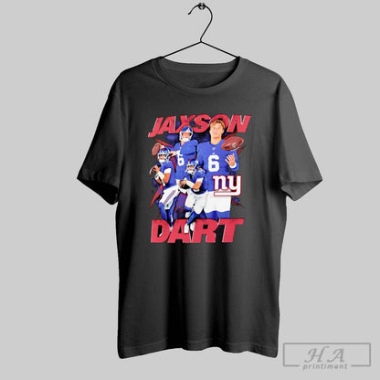 New York Giants Jaxson Dart Notorious TShirt Unique Fashion
