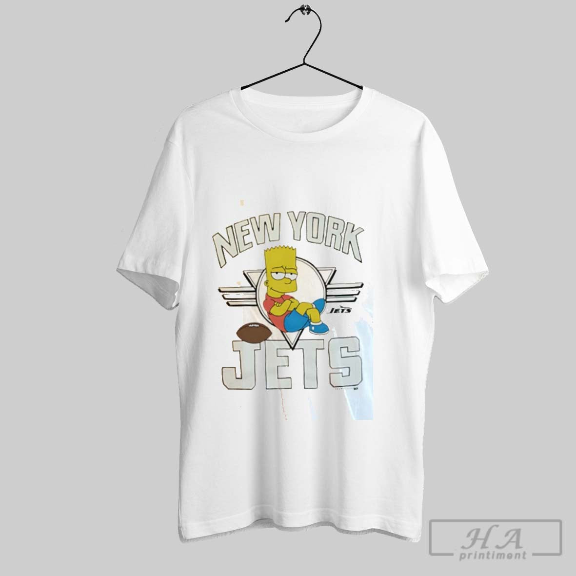 New York Jets X Simpsons Bart 2025 Cartoon Shirt Modern Merch