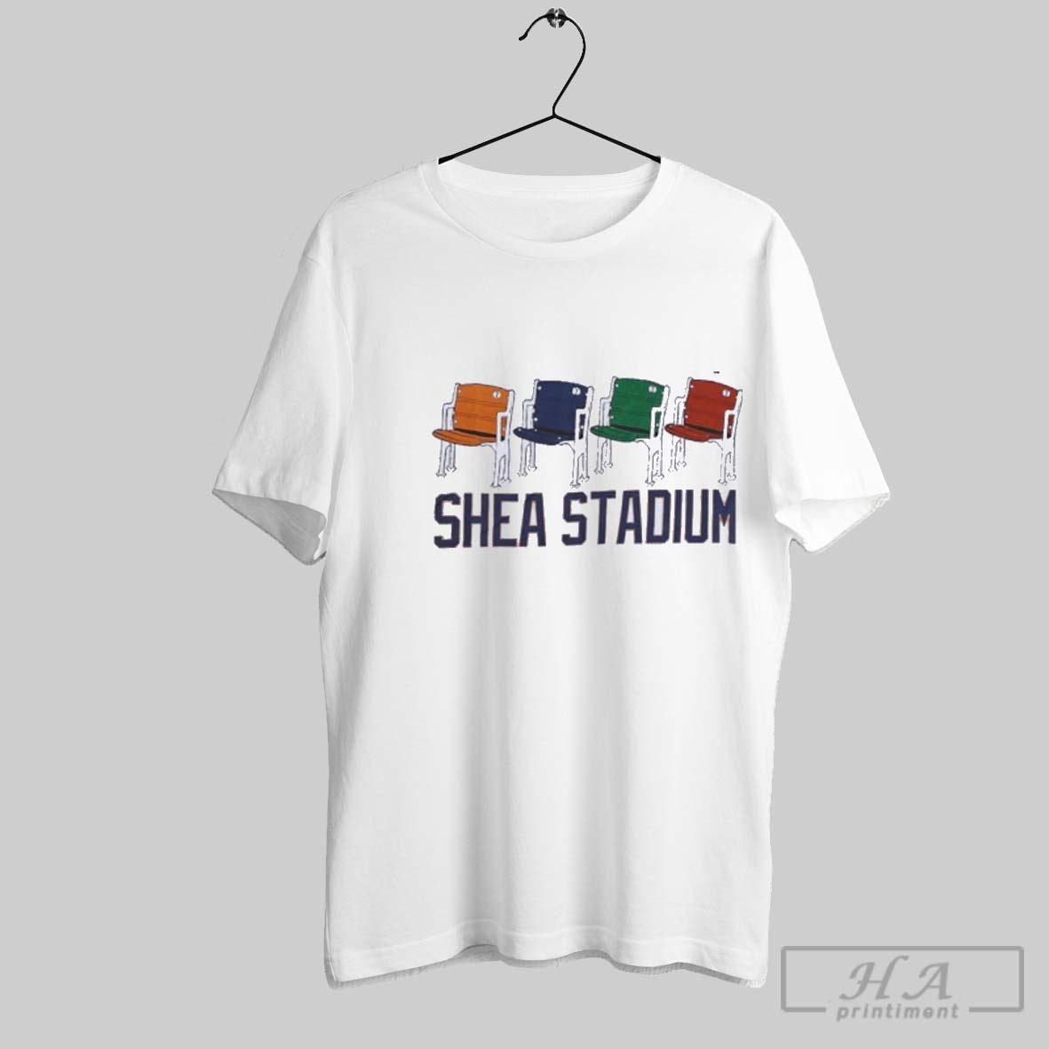 New York Mets Shea Stadium Seats TShirt Elegant Art