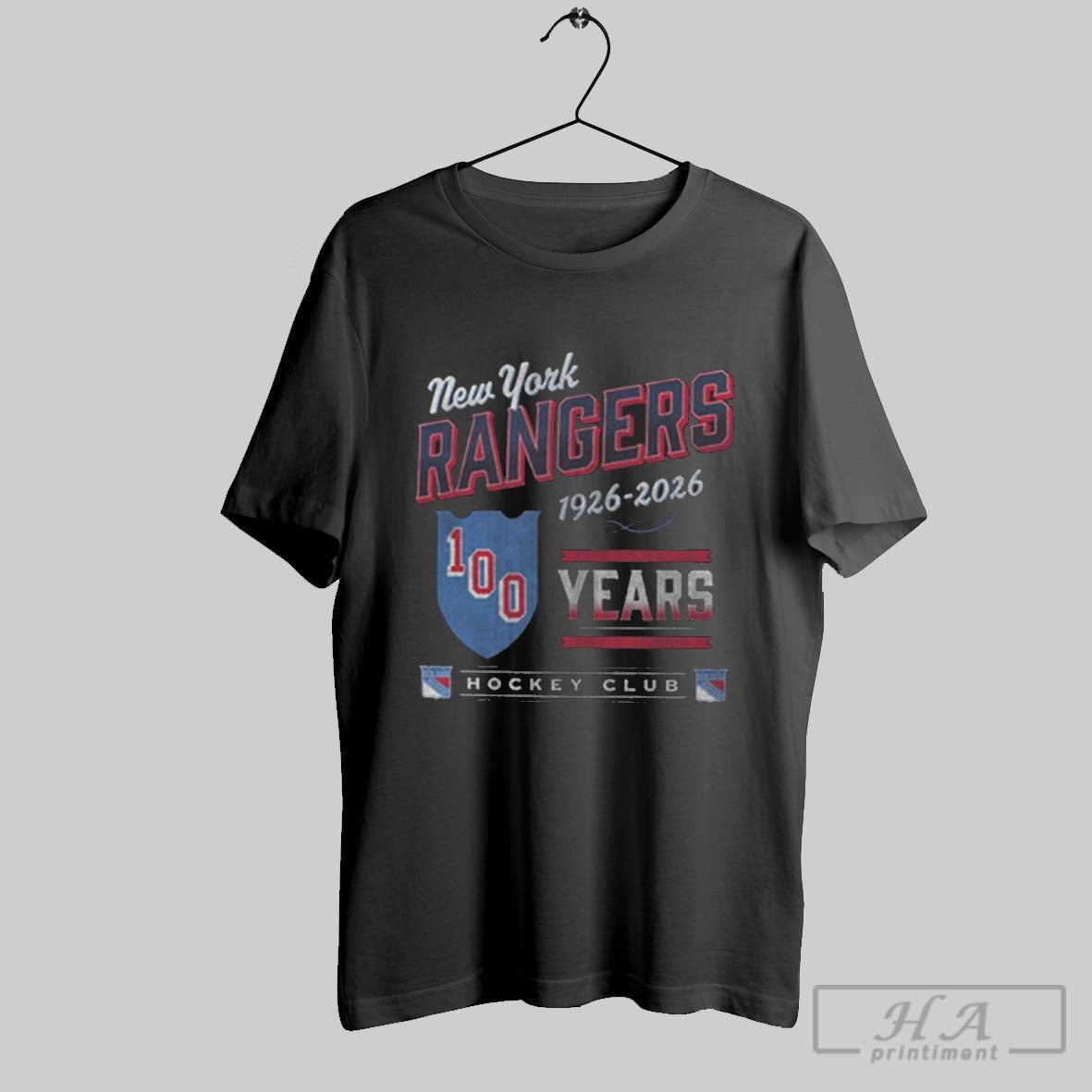 New York Rangers 100Th Years Hockey Club 1926 2026 Long Sleeve Trendy