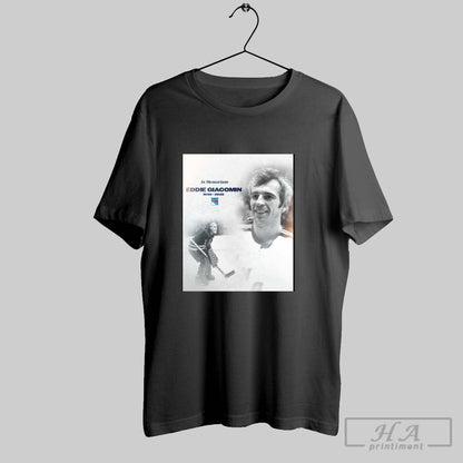 New York Rangers Memoriam Eddie Giacomin 1939 2025 TShirt Elegant Art