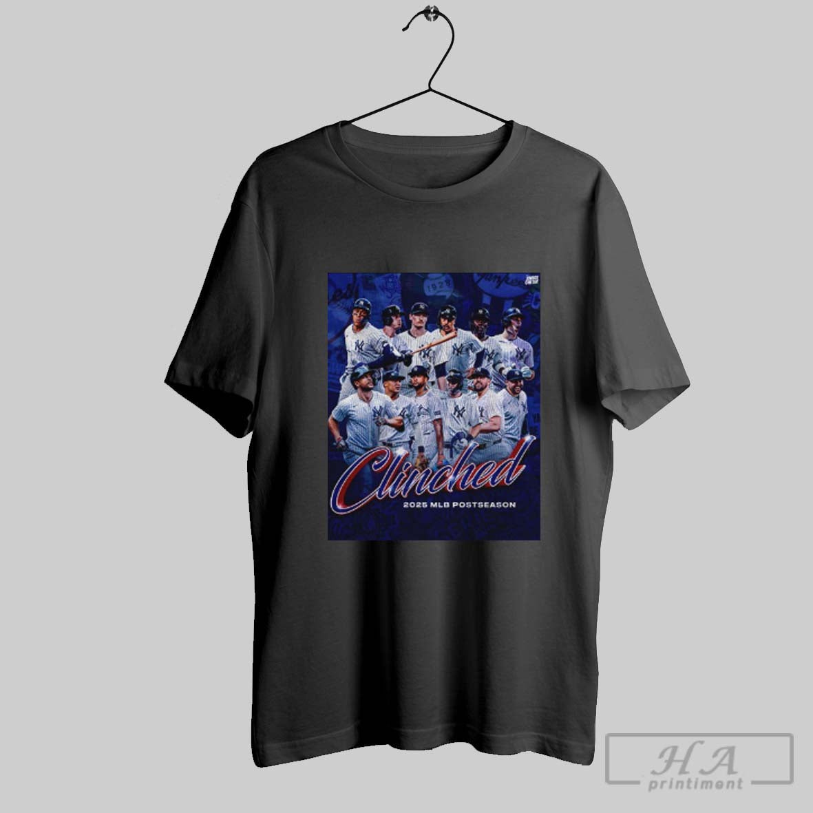 New York Yankees Baseball Clinched 2025 Mlb Postseason Hoodie Classic