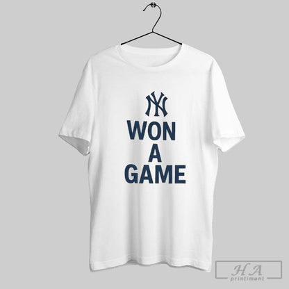New York Yankees Won Game Tank Top Authentic Style