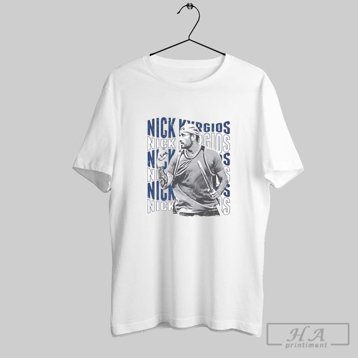 Nick Kyrgios Psychedelic Name Tennis Long Sleeve Classic Design