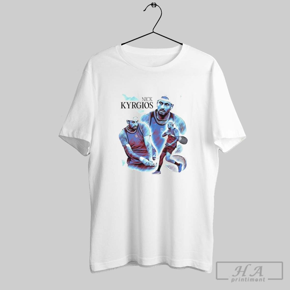 Nick Kyrgios Tennis TShirt Elegant Look