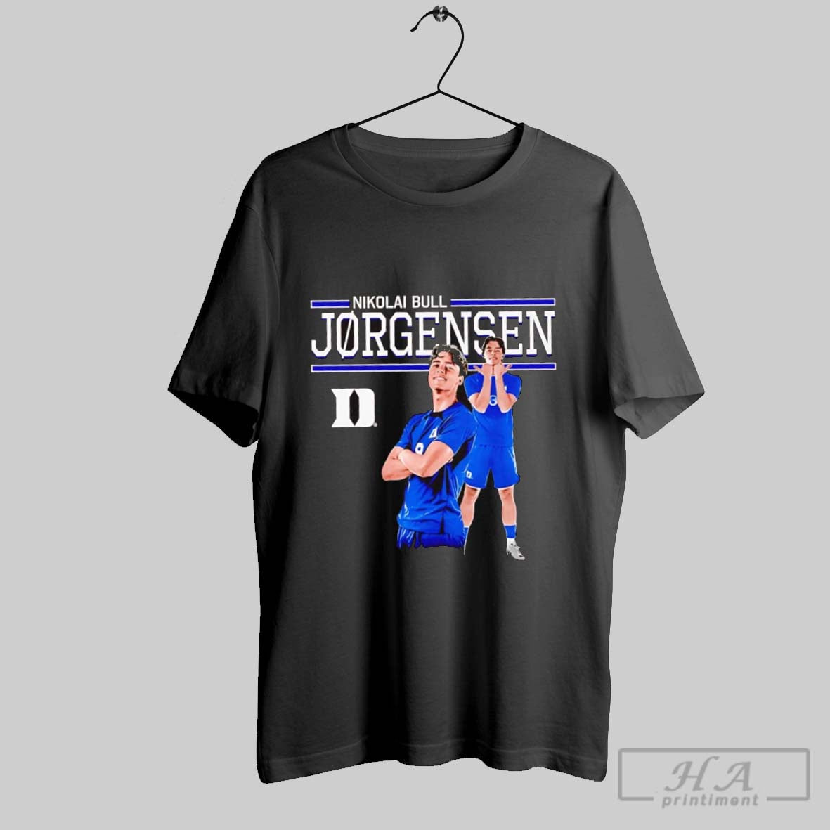 Nikolai Bull Jorgensen Illustrated Duke Soccer Hoodie Designer Outfit