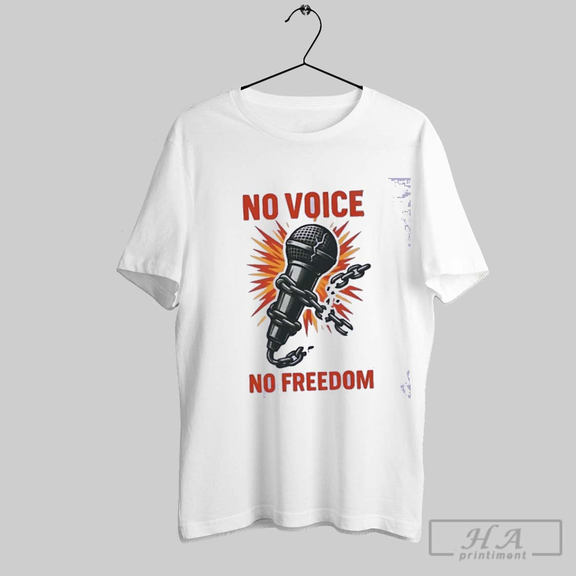 No Voice No Freedom TShirt Designer Art