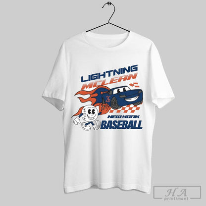 Nolan Mclean Lightning Cartoon New York Baseball Sweatshirt Modern