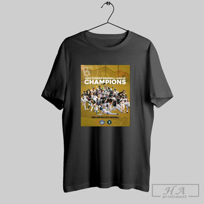 Oakland Ballers Baseball 2025 Pioneer Baseball League Champions Tank