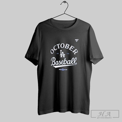 October Los Angeles Dodgers 2025 Mlb Postseason Sweatshirt Classic