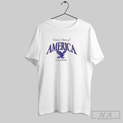 America Defense Is Freedom Shirt Elegant Art