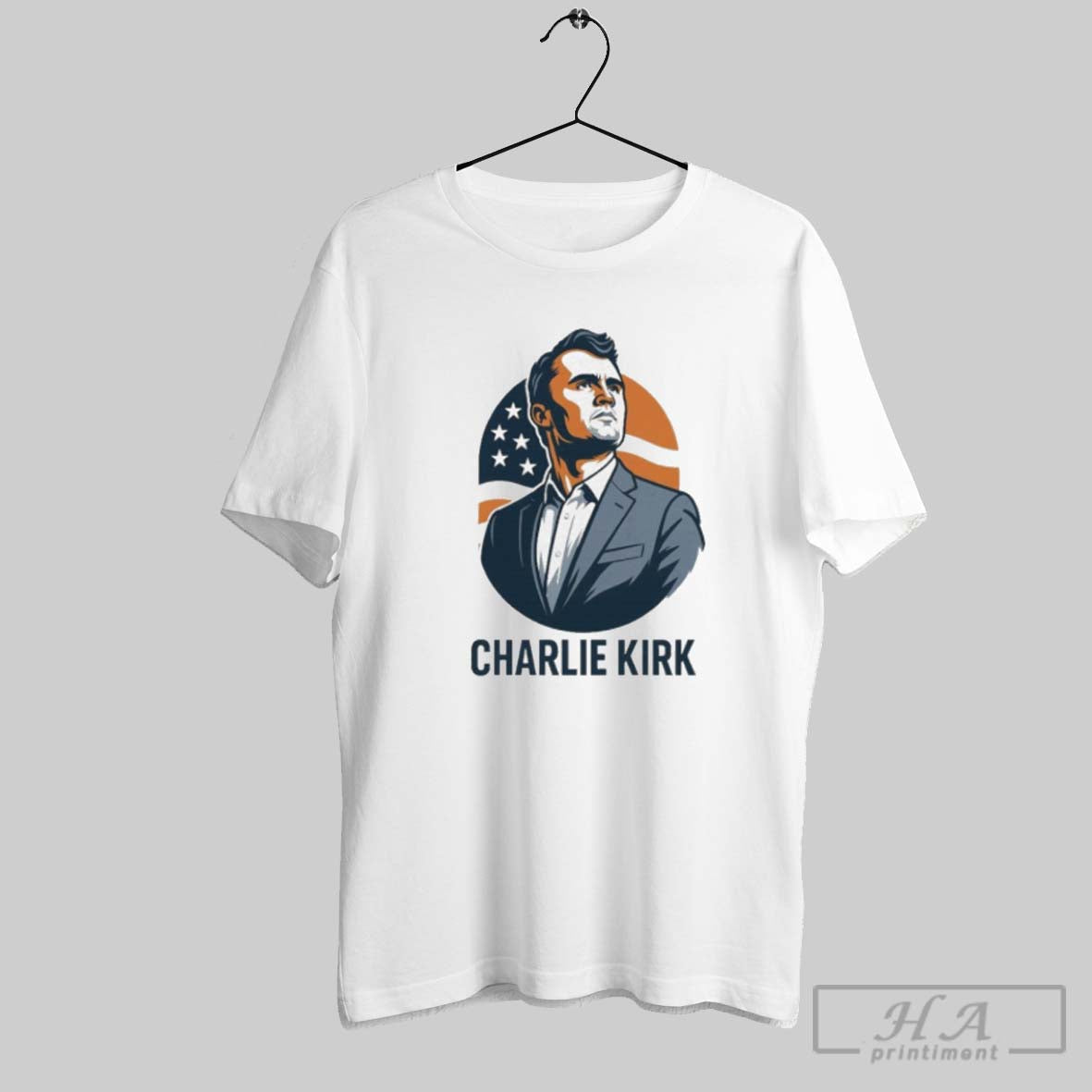 Charlie Kirk 3D Heroi Long Sleeve Retro Outfit
