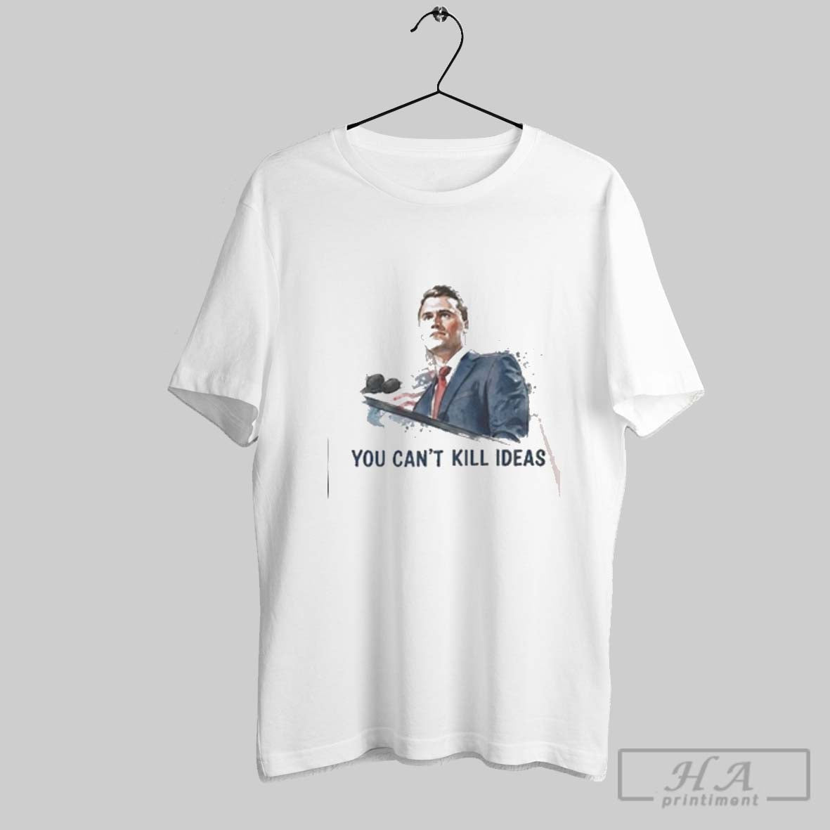 Charlie Kirk You Cant Kill Ideas Patriotic Statement Shirts Tank Top