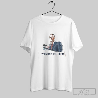 Charlie Kirk You Cant Kill Ideas Patriotic Statement Shirts Tank Top