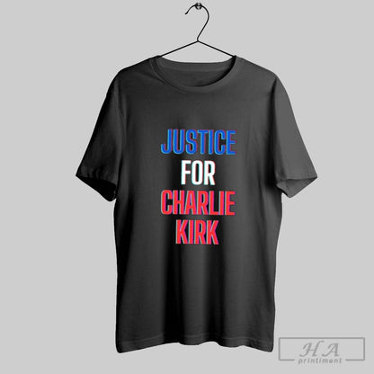 Justice Charlie Kirk American Shirts Long Sleeve Classic Style